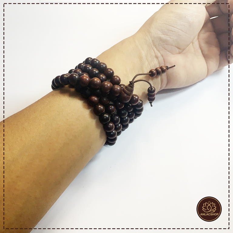 Ý nghĩa phong thủy của chuỗi 108 hạt gỗ cẩm lai - Biểu tượng của trí tuệ và an nhiên