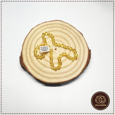 Vòng cổ hổ phách Ánh Dương cho bé