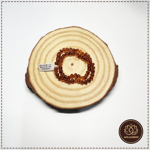 Vòng cổ hổ phách Chiêu Dương cho bé