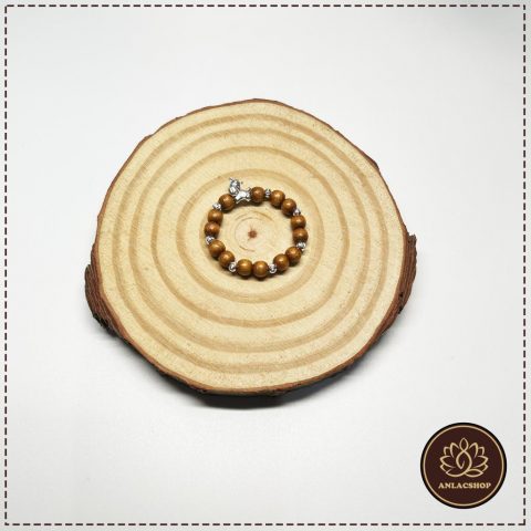 Vòng dâu tằm 7 bi bạc con giáp Ngọ Vạn Phúc cho bé trai sinh năm Giáp Ngọ 2026