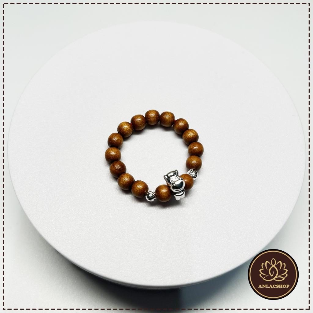 Vòng dâu tằm bi bạc con giáp Ngọ Như Ý cho bé sinh năm Bính Ngọ 2026